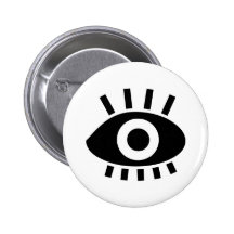 Oeil Badge Avec Épingle