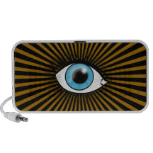 Oeil bleu de Horus Haut-parleur iPod