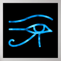 Oeil d'affiche de Horus