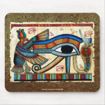 OEIL de HORUS, Egyptien Mousepad de WADJET Tapis De Souris