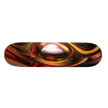 Oeil de la planche à roulettes abstraite de dieux