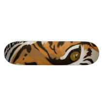 Oeil du tigre skateboards cutomisables