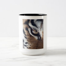 Oeil d'un tigre mugs à café