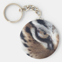 Oeil d'un tigre porte-clé