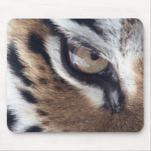 Oeil d'un tigre tapis de souris