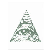 Oeil maçonnique cartes postales