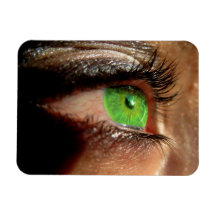 Oeil vert magnets rectangulaire