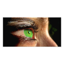 Oeil vert  tirage photo