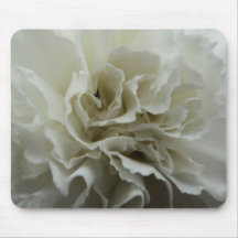 Oeillet blanc Mousepad Tapis De Souris