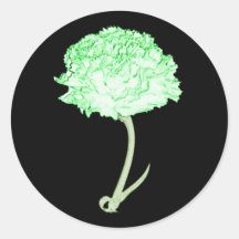 Oeillet vert adhésifs ronds