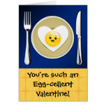 Oeuf-cellent Kawaii Valentine Cartes