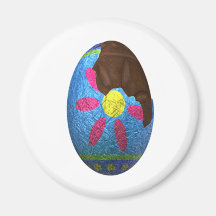 OEUF DE CHOCOLAT 1 AIMANT POUR RÉFRIGÉRATEUR
