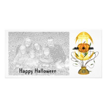 Oeuf Photocard de Halloween de Russe Photocarte Personnalisée