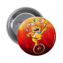 Oeufs de jonglerie de lapin de Pâques Badges