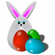 Oeufs de lapin de Pâques Photo En Découpe