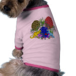 Oeufs de pâques de dinosaure t-shirts pour chien