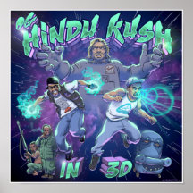 OG Hindu-Kuch "dans 3D " Posters