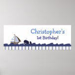 Oh bannière d'anniversaire personnalisée par balei affiches