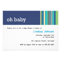 Oh bébé ! Invitation de baby shower