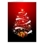 Oh carte d'arbre de Noël