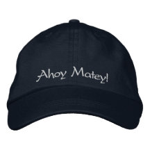 Oh de copain ! Pour le pirate dans votre bleu mari Casquette Brodée