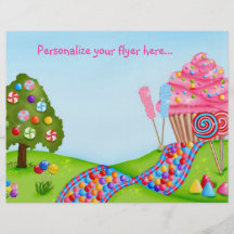 Oh insecte/en-tête de lettre doux de Candyland Tract Personnalisé