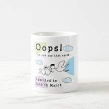 Oh là là ! ! C'est des jumeaux dus en mars Tasse À Café