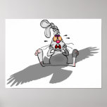 Oh non ! Bande dessinée de lapin Affiches