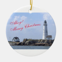 Oh phare de Joyeux Noël Ornement