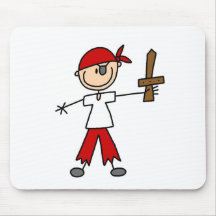 Oh pirate de copain Mousepad Tapis De Souris