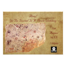 Oh ! Un mariage de pirate Invitation Personnalisée