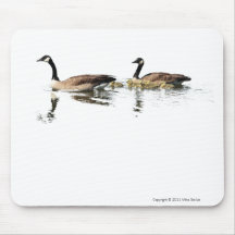 Oies Mousepad de natation Tapis De Souris