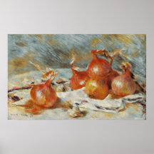 Oignons par Renoir - la vie toujours aux oignons Affiches