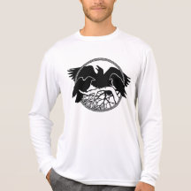Oiseau adapté par corneille fraîche Jersey de Rave T-shirt