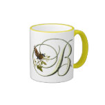 Oiseau chanteur B initial Tasse