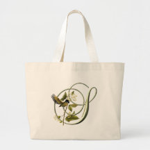 Oiseau chanteur S initial Sacs Fourre-tout