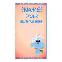 Oiseau de bleu de ciel profilecard_business_vertic modèles de cartes de visite