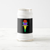 Oiseau de pinson d'arc-en-ciel. Pinson de Gouldian Tasse