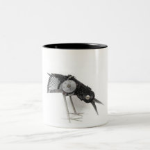 Oiseau de robot tasses