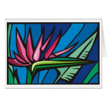 Oiseau des cartes de paradis