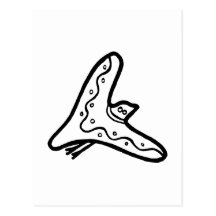Oiseau, dessin australien (aborigène) cartes postales