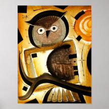 Oiseau dk_2005aug8r de hibou posters