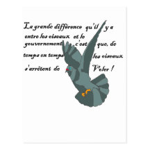 OISEAU ET GOUVERNEMENT.png Carte Postale