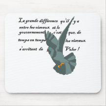 OISEAU ET GOUVERNEMENT.png Tapis De Souris