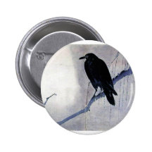 Oiseau noir de Raven Badges