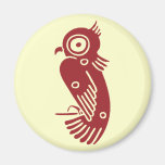 Oiseau rouge magnets