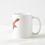 Oiseau rouge mignon tasse