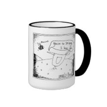 Oiseau seul de "Buzzzz" Tasse À Café
