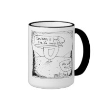 Oiseau seul "invisible" tasses