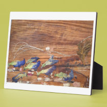 Oiseaux Art-Émigrés qui respecte l'environnement plaques